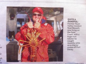 Catch of the week, Crayfish in a Stormy Lifejacket